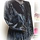 Silk velvet coat with lace. Coats. AVS -dressshop. My Livemaster. Фото №5