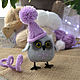 Owl in a cap. Stuffed Toys. fesartdecor (fesartdecor). Online shopping on My Livemaster.  Фото №2