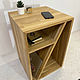 Тумбочка "GRANSEN" 40х40х60см дуб. Столы. DecorinWood. Ярмарка Мастеров.  Фото №5