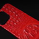 Чехол на любую модель iPhone/Samsung/Sony/Honor из кожи крокодила. Чехол. CrocShop товары из экзотической кожи. Ярмарка Мастеров.  Фото №5