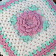 Case pillow case on the pillow shabby chic Pink garden. Pillow. Weather (knitting) Irina. Online shopping on My Livemaster.  Фото №2