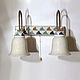 Wall lamp with pattern for bathroom, Wall lights, Moscow,  Фото №1