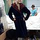 Albornoz con capucha de terciopelo y felpa, Blouses and shirts, Moscow,  Фото №1