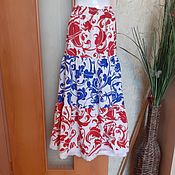 Одежда handmade. Livemaster - original item Linen sundress skirt. Handmade.