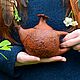 Чайник Лисичка керамика. Чайники. zolotce52 (zolotce52). Интернет-магазин Ярмарка Мастеров.  Фото №2