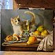 Ой, сейчас попадёт. Картины. Картины маслом Александра Кулакова (alexandra-kulakova-paintings). Ярмарка Мастеров.  Фото №4