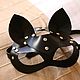 Masks kitties bunnies devils Mickey made of genuine leather. Harness. noshame. My Livemaster. Фото №4