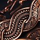 Заказать Женский медный браслет Античный стиль Уникальный дизайн WireWrapArt. WIREWRAPART Авторские украшения. Ярмарка Мастеров. . Браслет жесткий Фото №3