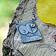 Order Autumn pendant (925 silver, citrine, brass). dikoobraz. Livemaster. . Pendants Фото №3