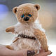 Мишка тедди Лили. Мишки Тедди. Teddy by Olga Prokudina. Ярмарка Мастеров.  Фото №4