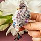 Collectible brooch 'Lady Peacock', Brooches, Moscow,  Фото №1
