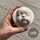 Order Mold M10 (form for making the face). homyakmarket (homyakmarket). Livemaster. . Blanks for dolls and toys Фото №3