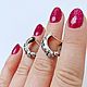Серьги серебряные Стикс. Серьги-кольца. Aventure.Jewelry. Ярмарка Мастеров.  Фото №4