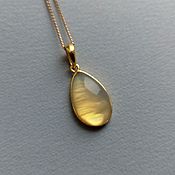 Украшения handmade. Livemaster - original item Pendant with opal on mother-of-pearl 