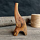 Деревянная фигурка слона. Статуэтки. IPWoodCrafts. Интернет-магазин Ярмарка Мастеров.  Фото №2