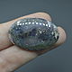 Indonesian moss agate. Cabochon 36h23h6