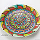 Decorative plate 'Eastern wisdom' hand-painted. Decorative plates. Art by Tanya Shest. Online shopping on My Livemaster.  Фото №2
