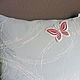 Funda de almohada decorativa para cojín.Art.Nº .№-176. Pillow. 'Kruzhevnaya feya'. Интернет-магазин Ярмарка Мастеров.  Фото №2