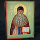 Wooden icon 'St. Maximus the Greek'. Icons. ikon-art. Online shopping on My Livemaster.  Фото №2