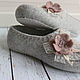 'Tale. Shoes for Cinderella,' felted Slippers. Slippers. Bugrina Oksana. Online shopping on My Livemaster.  Фото №2