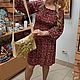 Заказать Кожаная сумочка Монстера. Волкова Елена 8-925-362-03-81. Ярмарка Мастеров. . Сумка через плечо Фото №3