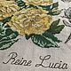 Painting cross-stitched rose 'Rene Lucia' Botany. Pictures. Matania. My Livemaster. Фото №6