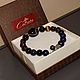 Men's Stone Bracelet for Aries, Sagittarius or Capricorn!. Bead bracelet. Beautiful jewelry from stones (Coliete). Online shopping on My Livemaster.  Фото №2