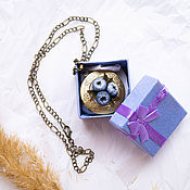 Украшения handmade. Livemaster - original item Photo medallion, Christmas gift for mom. Handmade.