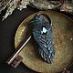 Brooch with a black 'Night raven'. Brooches. Secret Jar. My Livemaster. Фото №6