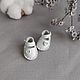 Sandals for doll ob11 color - white 18mm, Clothes for dolls, Novosibirsk,  Фото №1