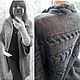  кардиган из шерсти серого цвета рукава три четверти. Кардиганы. Sweater Star Вязание на заказ.. Ярмарка Мастеров.  Фото №7