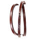 Bracelet wrapped leather N-3 brown engraved, Bead bracelet, Moscow,  Фото №1
