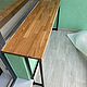 Заказать Барная стойка/подоконник из дерева. WOOD LOFT (woodloftmsk). Ярмарка Мастеров. . Полки Фото №3