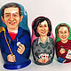 Custom nesting dolls, portrait matryoshka 10 pieces, Dolls1, Moscow,  Фото №1