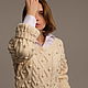 Короткий джемпер с косами и шишечками. Кофты. The sweetest sweaters. Ярмарка Мастеров.  Фото №5
