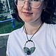 Фибула. Подвеска. Anastasiya-qcf. Интернет-магазин Ярмарка Мастеров.  Фото №2