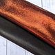 Заказать  Медная Рептилия 0.8-1.0мм Натуральная замша(овчина) Италия. Натуральная кожа. Фантазии из Кожи.. Ярмарка Мастеров. . Кожа Фото №3