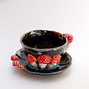 Посуда handmade. Livemaster - original item Tea pair with 