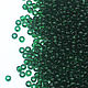 Order Czech beads 10/0 Green 10 g Preciosa. agraf. Livemaster. . Beads Фото №3