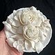 Фарфор-бисквит «Bouquet» тарелочка-панно, авторский декор. Скульптуры. Левченкова Татьяна. Ярмарка Мастеров.  Фото №4