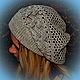 100% linen TAKES DELICATE 'LEAVES', Berets, Kostroma,  Фото №1