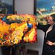 Заказать Картина масло Павлины. картины от души. Ярмарка Мастеров. . Картины Фото №3