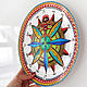 ' In the nautical style' compasses on the wall. Interior elements. Art by Tanya Shest. My Livemaster. Фото №6
