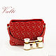 Order Handbag red with gold print. Valti. Livemaster. . Classic Bag Фото №3