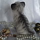 Валяный котенок. Войлочная игрушка. Handmade by Olga. Ярмарка Мастеров.  Фото №5