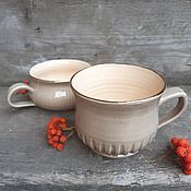 Посуда handmade. Livemaster - original item Grey Pottery Cup. Handmade.