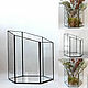 The Floriana. Geometric Floriana Tower small. Vase for Floriana. Pots1. Glass Flowers. My Livemaster. Фото №6