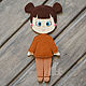 Карамелька - куколка из фетра с комплектом одежды, Одежда для кукол, Кировград,  Фото №1