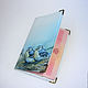 The cover of 'Bluebirds'. Passport cover. Ludmila Krishtal. Online shopping on My Livemaster.  Фото №2