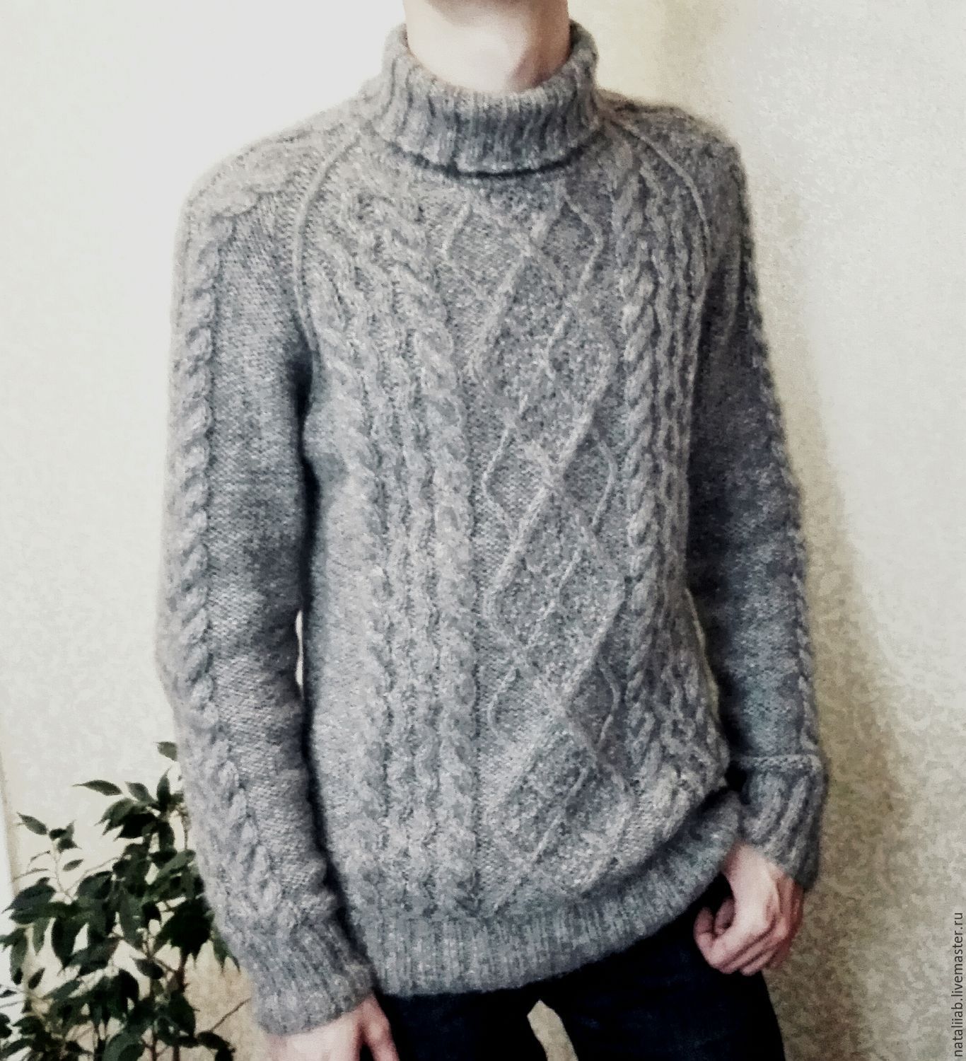 Knitted warm sweater "Oxford" в интернетмагазине на Ярмарке Мастеров